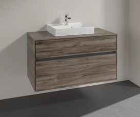Тумба под раковину Villeroy & Boch Collaro 100х50 см ДСП каменный дуб C01600RK