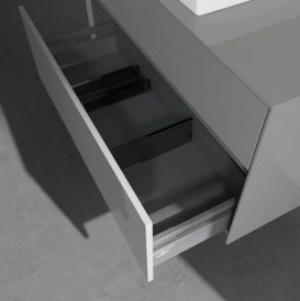 Тумба под раковину Villeroy & Boch Collaro 100х50 см МДФ глянцевый серый C01700FP