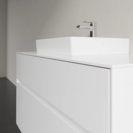 Тумба під раковину Villeroy&Boch Collaro 100х50 см ДСП білий матовий C01700MS