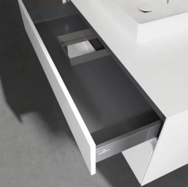 Тумба під раковину Villeroy&Boch Collaro 100х50 см ДСП білий матовий C01700MS