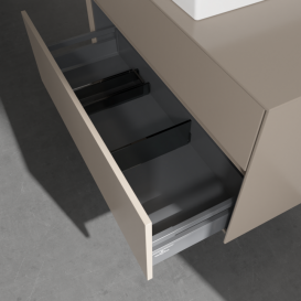 Тумба под раковину Villeroy & Boch Collaro 100х50 см ДСП трюфель серый C01700VG