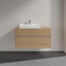 Тумба под раковину Villeroy & Boch Collaro 100х50 см ДСП северный дуб C01700VJ