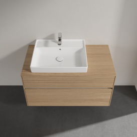 Тумба под раковину Villeroy & Boch Collaro 100х50 см ДСП северный дуб C01700VJ