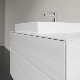 Тумба под раковину Villeroy & Boch Collaro 100х50 см ДСП белое дерево C01700E8