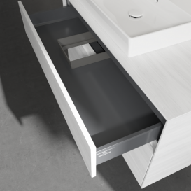 Тумба под раковину Villeroy & Boch Collaro 100х50 см ДСП белое дерево C01700E8