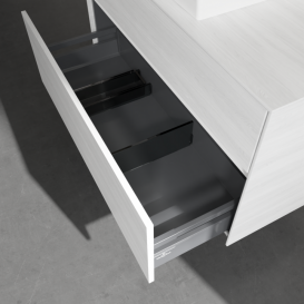 Тумба под раковину Villeroy & Boch Collaro 100х50 см ДСП белое дерево C01700E8