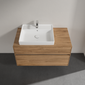 Тумба під раковину Villeroy & Boch Collaro 100х50 см ДСП дуб канзас C01700RH