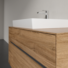 Тумба під раковину Villeroy & Boch Collaro 100х50 см ДСП дуб канзас C01700RH