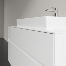 Тумба під раковину Villeroy & Boch Collaro 100х50 см МДФ глянсовий білий C01800DH