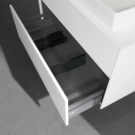 Тумба під раковину Villeroy&Boch Collaro 100х50 см ДСП білий матовий C01800MS