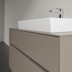 Тумба під раковину Villeroy & Boch Collaro 100х50 см ДСП сірий трюфель C01800VG