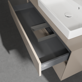 Тумба під раковину Villeroy & Boch Collaro 100х50 см ДСП сірий трюфель C01800VG