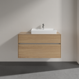 Тумба під раковину Villeroy & Boch Collaro 100х50 см ДСП північний дуб C01800VJ