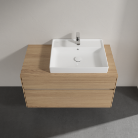 Тумба під раковину Villeroy & Boch Collaro 100х50 см ДСП північний дуб C01800VJ