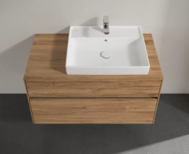 Тумба под раковину Villeroy & Boch Collaro 100х50 см ДСП дуб канзас C01800RH