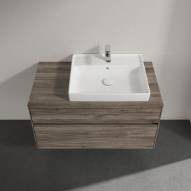 Тумба под раковину Villeroy & Boch Collaro 100х50 см ДСП каменный дуб C01800RK