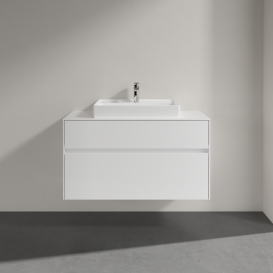 Тумба под раковину Villeroy & Boch Collaro 100х50 см ДСП белый матовый C01900MS