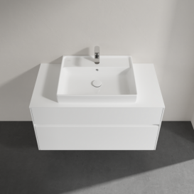 Тумба под раковину Villeroy & Boch Collaro 100х50 см ДСП белый матовый C01900MS