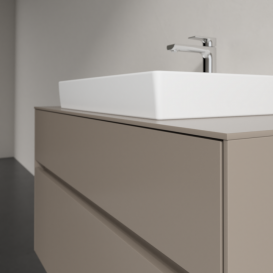 Тумба під раковину Villeroy & Boch Collaro 100х50 см ДСП сірий трюфель C01900VG