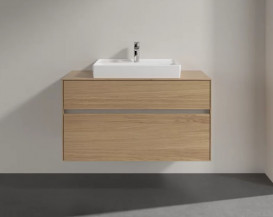Тумба под раковину Villeroy & Boch Collaro 100х50 см ДСП северный дуб C01900VJ