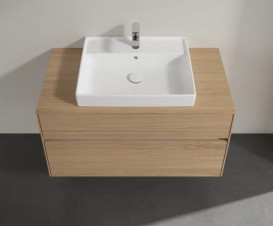 Тумба под раковину Villeroy & Boch Collaro 100х50 см ДСП северный дуб C01900VJ