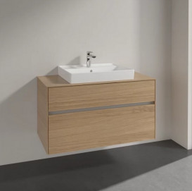 Тумба под раковину Villeroy & Boch Collaro 100х50 см ДСП северный дуб C01900VJ