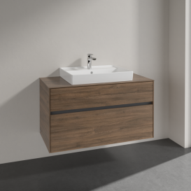 Тумба під раковину Villeroy & Boch Collaro 100х50 см ДСП дуб аризона C01900VH