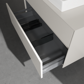 Тумба під раковину Villeroy&Boch Collaro 100х50 см ДСП м'який сірий C01900VK