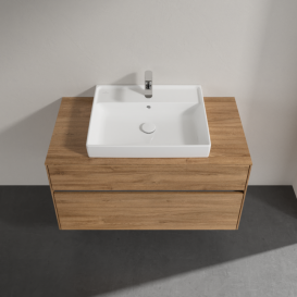 Тумба під раковину Villeroy & Boch Collaro 100х50 см ДСП дуб канзас C01900RH