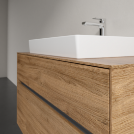 Тумба під раковину Villeroy & Boch Collaro 100х50 см ДСП дуб канзас C01900RH