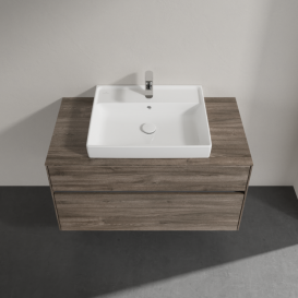 Тумба под раковину Villeroy & Boch Collaro 100х50 см ДСП каменный дуб C01900RK