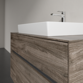 Тумба под раковину Villeroy & Boch Collaro 100х50 см ДСП каменный дуб C01900RK