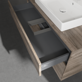 Тумба под раковину Villeroy & Boch Collaro 100х50 см ДСП каменный дуб C01900RK