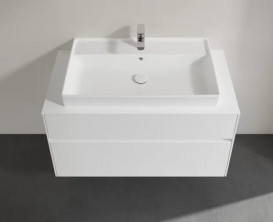 Тумба под раковину Villeroy & Boch Collaro 100х50 см ДСП белый матовый C02000MS