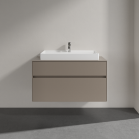 Тумба под раковину Villeroy & Boch Collaro 100х50 см ДСП трюфель серый C02000VG