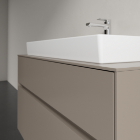 Тумба под раковину Villeroy & Boch Collaro 100х50 см ДСП трюфель серый C02000VG