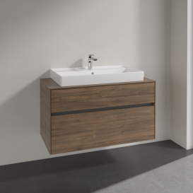 Тумба під раковину Villeroy & Boch Collaro 100х50 см ДСП дуб аризона C02000VH