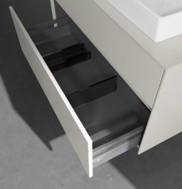 Тумба під раковину Villeroy&Boch Collaro 100х50 см ДСП м'який сірий C02000VK