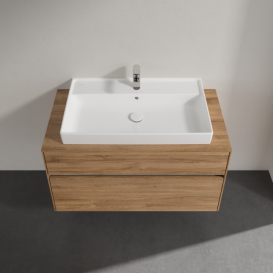 Тумба під раковину Villeroy & Boch Collaro 100х50 см ДСП дуб канзас C02000RH