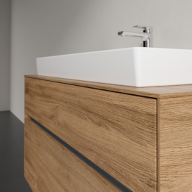 Тумба під раковину Villeroy & Boch Collaro 100х50 см ДСП дуб канзас C02000RH