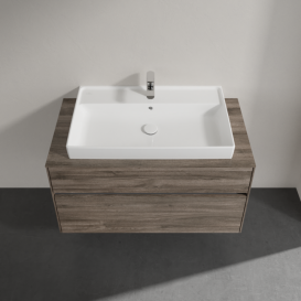 Тумба под раковину Villeroy & Boch Collaro 100х50 см ДСП каменный дуб C02000RK