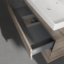 Тумба под раковину Villeroy & Boch Collaro 100х50 см ДСП каменный дуб C02000RK