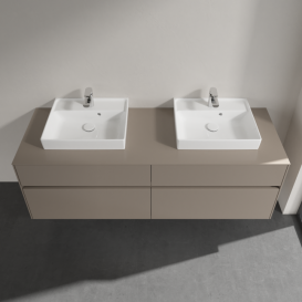 Тумба под раковину Villeroy & Boch Collaro 160х50 см ДСП трюфель серый C02100VG