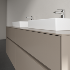 Тумба под раковину Villeroy & Boch Collaro 160х50 см ДСП трюфель серый C02100VG