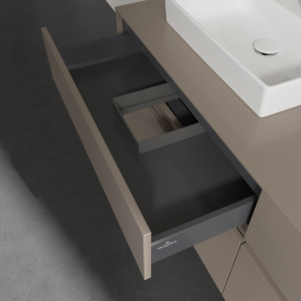 Тумба под раковину Villeroy & Boch Collaro 160х50 см ДСП трюфель серый C02100VG