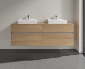 Тумба під раковину Villeroy&Boch Collaro 160х50 см ДСП північний дуб C02100VJ