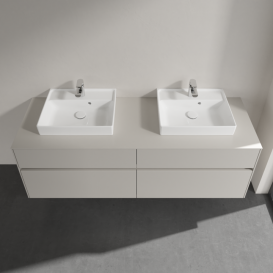 Тумба під раковину Villeroy&Boch Collaro 160х50 см ДСП м'який сірий C02100VK