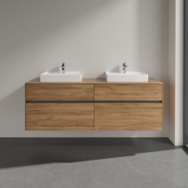 Тумба під раковину Villeroy & Boch Collaro 160х50 см ДСП дуб канзас C02100RH