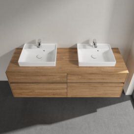 Тумба під раковину Villeroy & Boch Collaro 160х50 см ДСП дуб канзас C02100RH