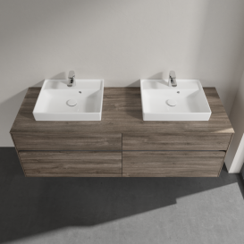 Тумба під раковину Villeroy & Boch Collaro 160х50 см ДСП кам'яний дуб C02100RK